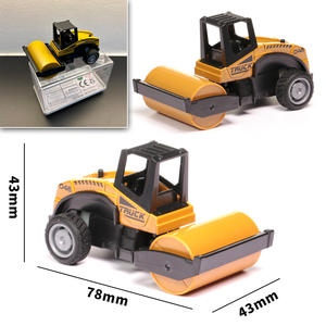 合金和金属压铸迷你工程车玩具 1:100 比例 带塑料包装 - Product Image 2