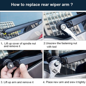 Per <span class=keywords><strong>Renault</strong></span> <span class=keywords><strong>Captur</strong></span> 2013 2015 tergicristalli Auto tergicristallo posteriore per Auto e per braccio - Product Image 5