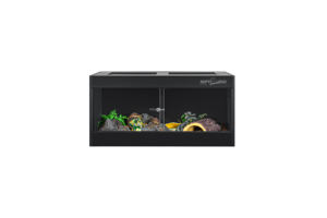 Reptizoo vochtbestendige, stevige, duurzame, hoogwaardige, warmte-isolerende, hoogwaardige PVC-behuizing met vooropening, groot terrarium - Product Image 3