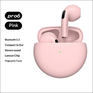 Audífonos I7 <span class=keywords><strong>I12</strong></span> Pro4 Pro6 TWS para 5.3 con Estuche <span class=keywords><strong>de</strong></span> <span class=keywords><strong>Carga</strong></span>, Diseño Intrauditivo, Resistentes al Agua, hasta 15 Horas <span class=keywords><strong>de</strong></span> Reproducción - Product Image 5