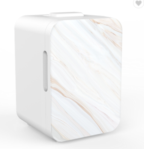 Nuevo diseño 8L/10L de cuidado de la piel de la nevera de escritorio mármol <span class=keywords><strong>Mini</strong></span> color maquillaje belleza Frigo - Product Image 1