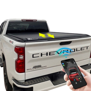 Zolionwil Cache-benne de camionnette à enrouleur rétractable pour Chevrolet Silverado Heavy Duty <span class=keywords><strong>1500</strong></span> 2500 2016 <span class=keywords><strong>2017</strong></span> 2020 2026 - Product Image 1