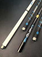 Queue de billard Premium Predator POINOS BK Rush pour saut et bris, avec corps en érable importé, fût en acier inoxydable Uni-Loc et technologie Black Technology