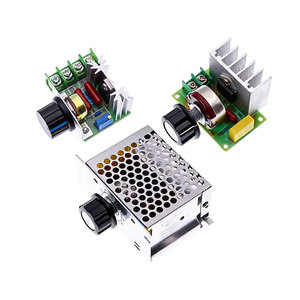 1PCS 2000W 4000W 110V-220V SCR Adjustable Motor Speed Controller Control Dimming <b>Dimmers</b> Voltage Regulator Thermostat High-power - Product Image 1