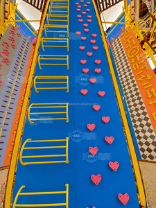 Mur d'escalade pour enfants, sécurité avant tout, zone d'escalade amusante pour <span class=keywords><strong>parc</strong></span> de trampolines commercial - Product Image 5
