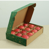 Boîte d'emballage en carton ondulé personnalisée pour fruits, impression sur mesure, fourniture directe d'usine