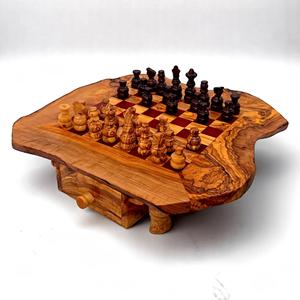<strong>Personalised</strong> Wooden Handcrafted <strong>Chess</strong> Board <strong>Set</strong> Two Drawers Perfect Unique Gift for <strong>Chess</strong> Lovers - Product Image 6