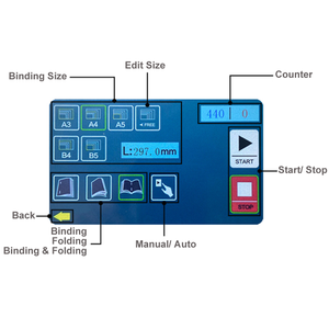 SG-BMP300 A3 Kích thước tập sách Maker tự động tập sách máy Làm Gấp khâu máy - Product Image 5
