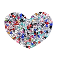 Patch de transfert de chaleur en strass Bling