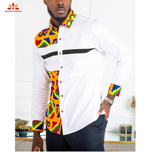 <span class=keywords><strong>Chemise</strong></span> Ankara pour <span class=keywords><strong>homme</strong></span>, vêtement africains, slim, à boutons, à la mode, <span class=keywords><strong>2021</strong></span> - Product Image 1