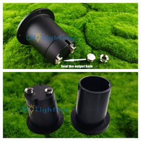 Alta calidad IP67 al aire libre led bombilla halógena foco jardín mr16 GU10 luz subterránea