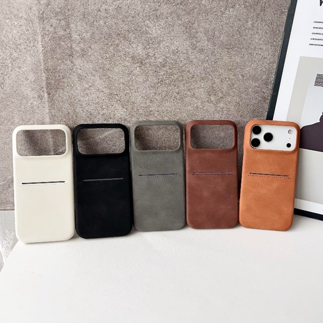 Leather Wallet Phone Case C0021 Card Bag Design Phone Case for iPhone 17 Air 16 15 14 13 12 11 18 Pro Max