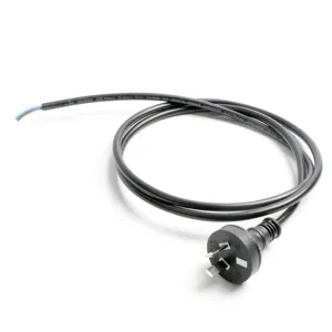 SAA persetujuan kabel daya Plug IEC C7 3Pin 10A 250V untuk pelurus rambut kabel ekstensi standar Australia kabel daya 2 Pin