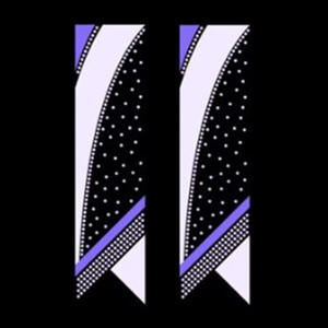 Hotfix personnalisé fer à repasser sur paillettes Crystal Cheerleading <span class=keywords><strong>cheveux</strong></span> arcs bande de transfert - Product Image 3