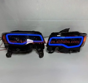 Conjunto de Faros Delanteros RGB Hechos a Mano con Efecto de Persecución, Luces Personalizadas para Jeep Grand Cherokee - Product Image 3