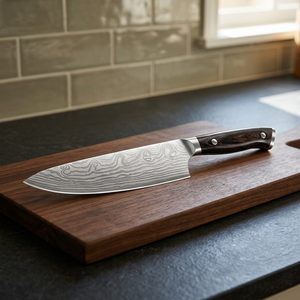 Ultra <b>Sharp</b> Stainless Steel Chef <b>Knife</b> <b>Set</b> with Pakkawood Handles 5-Piece Kitchen <b>Knife</b> Gift Box Dishwasher Safe - Product Image 2