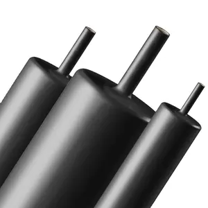 Tubos termo adesivos flexíveis 6:1, resistente às intempéries, para cabos grandes 6x parede pesada, tubo de isolamento