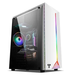 Desktop Pc Gaming Cabinet Mini Matx/Itx Case Tempered Glass Gaming Pc Case Computer Cases & Towers