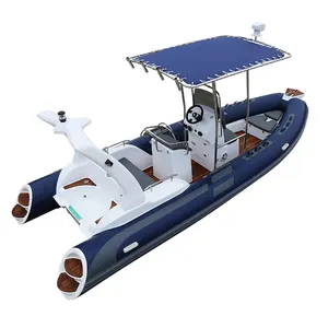 אישור CE באיכות גבוהה פיברגלס צלעות גוף סירה מתנפחת נוקשה מהירות סירה