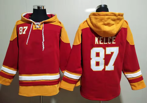Sudadera con Capucha de Fútbol Americano para Hombre KC, con Cordones, Invierno, con los Números 15 de Patrick Mahomes, 87 de <span class=keywords><strong>Travis</strong></span> Kelce y 10 de Isiah Pacheco - Product Image 3