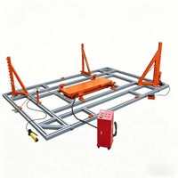 Système de sol pour la réparation de carrosseries automobile par traction et redressage UL-3014 (lifter de châssis) et UL-133 (machine de redressage)