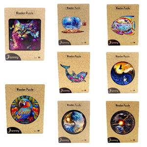 Jeu de blocs Legno Iq, jeu de construction carré, boîte de jeux, puzzle <span class=keywords><strong>cube</strong></span>, puzzle en <span class=keywords><strong>bois</strong></span> pour enfants, animaux, puzzle de Noël - Product Image 6