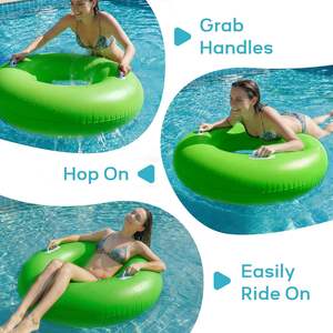 Bouée de piscine gonflable réversible en PVC, double face, pour adultes - Product Image 4