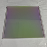 Fenêtre en quartz fusionné double AR 800 nm 425x425x22 avec réduction d'usine, personnalisable, support OEM, lentille optique infrarouge à 99 %