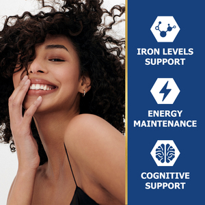 Cápsulas de Hierro con Vitamina C Más Vendidas, Contienen Nutrientes Esenciales que Ayudan a Aumentar la Energía y la Producción Saludable de Glóbulos Rojos - Product Image 3
