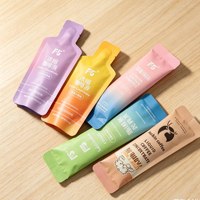 Sachet Mini Pouch Personnalisé en Papier Biodégradable Forme Bouteille 10ml 20ml 30ml 50ml pour Concentré de Café Liquide Découpé sur Mesure