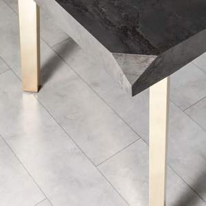 Mesa de Comedor Europea Moderna con Tapa de Mármol, Patas de Metal, Extensible, Diseño Rectangular para 6 Personas - Product Image 4