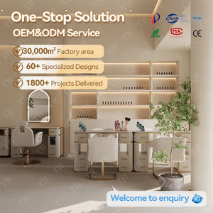 Turri Barber Shop Equipment Muebles Peluquería <span class=keywords><strong>Espejo</strong></span> Estación <span class=keywords><strong>Tocador</strong></span> <span class=keywords><strong>con</strong></span> luz LED <span class=keywords><strong>Espejo</strong></span> y cajones <span class=keywords><strong>para</strong></span> belleza - Product Image 6