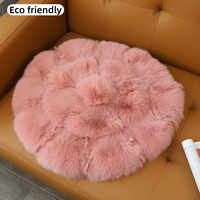 Coussin décoratif de luxe en fourrure de renard véritable pour siège de voiture, canapé, décoration intérieure - Chambre, salon, canapé-lit