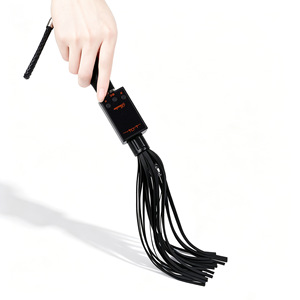 Mayorista: Vibrador sexual inalámbrico negro para adultos, látigo de estimulación sexual, accesorio de juego de roles para parejas. - Product Image 3