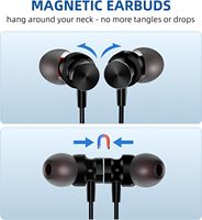 Pengisian daya fungsi ganda USB-C earphone musik kabel dengan mudah perangkat sakelar dengan Headphone USB-C jepret magnet