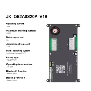 JKBMS 200A QB2A8S20P Bilanciatore Attivo Intelligente 3S/8S 12V/36V Protezione Batteria LiFePO4 Bluetooth RS485 Avviamento Auto Jikong 2500A - Product Image 2