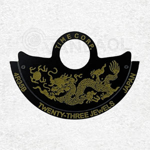 Piezas de movimiento de reloj NH35 negro 12 elementos de animales del horóscopo Lunar chino 4R35B rotor NH36 parche Rotor de letras de hoja de Metal - Product Image 6