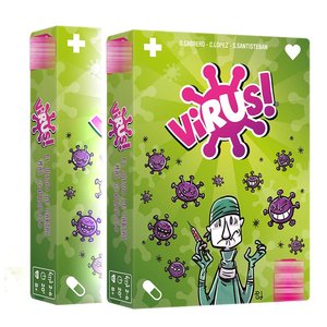 เกมกระดานคลาสสิก QY English Virus สำหรับ 2-6 ผู้เล่น เกมปาร์ตี้ กล่องกระดาษแข็งพิมพ์สีเต็มรูปแบบ - Product Image 1