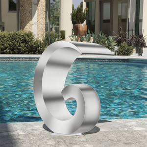 Acero inoxidable jardín <span class=keywords><strong>roca</strong></span> <span class=keywords><strong>piscina</strong></span> mini cascada - Product Image 1