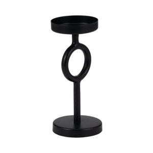 Porte-bougie rond en aluminium pour bougies coniques et piliers, centre de table, décoration de salon - Product Image 3