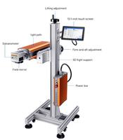 Machine de marquage automatique au laser CO2 pour codes-barres, caractères et dates sur bouchons de bouteilles HDPE PVC de 5 gallons