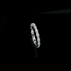 แหวนเพชรทรงกลมเงิน S925 รุ่น C - Product Image 3