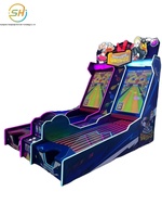 Machine de jeu de bowling à monnayeur pour enfants, équipement de jeu de bowling de simulation d'arcade à grande échelle interactif parent-enfant