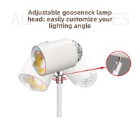 Lampu meja matahari terbenam berkepala ganda, lampu LED suasana ombak air merah jaring untuk ruang tamu kamar tidur latar belakang Studio