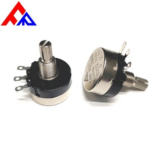 Wholesale 10K 50K 100K Metal Shaft Rotary Potentiometer Rheostats - Product Image 2