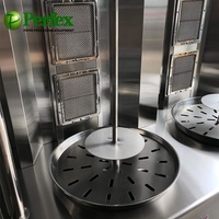 Machine à gaz commerciale Shawarma/Kebab, quatre brûleurs, livraison gratuite