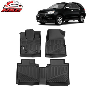 Tapis de sol TPE pour Chevy Equinox GMC Terrain 2012-2017, 1ère et 2ème rangée, revêtements de moquette 3D moulés, imperméables - Product Image 1