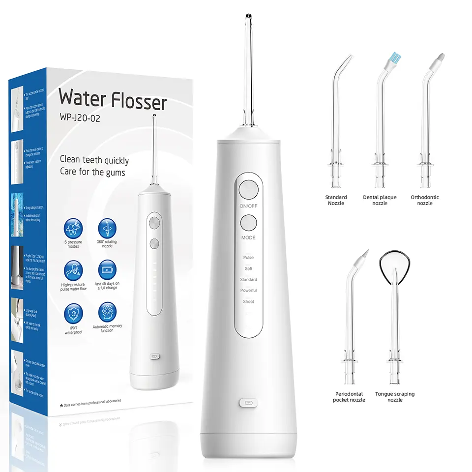 Smart Cordless portatile usb Water Dental Flosser pulizia dei denti igiene orale irrigatore detergente dente ipx7 waterproof Water Flosser