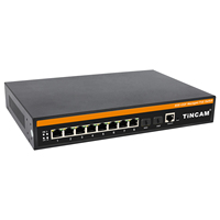 Commutateur PoE Gigabit géré Tincam, 8+2 ports Gigabit, commutateur Ethernet PoE intelligent, 10/100/1000 Mbps, 128 Gbps