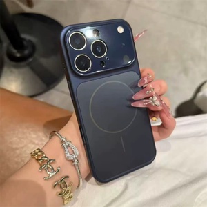 เคสโทรศัพท์แม่เหล็ก AG Matte Glass ฝาหลังกระจก สำหรับ iPhone 17 14 15 16 Pro Max 17 Air พร้อมฟิล์มกันรอยเลนส์ - Product Image 5
